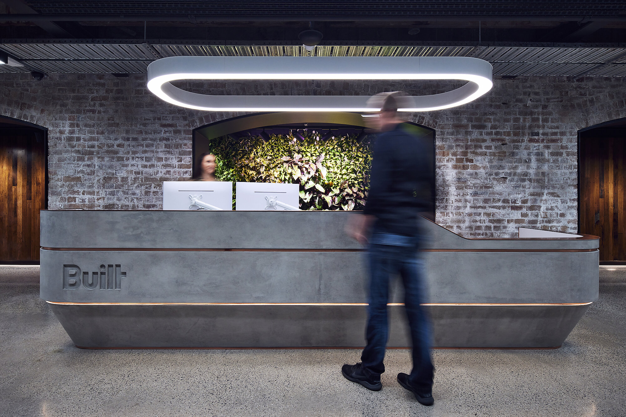 Interior photograph of Built Head Office by Toby Peet